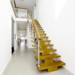 Inside view capturing the custom timber staircase.